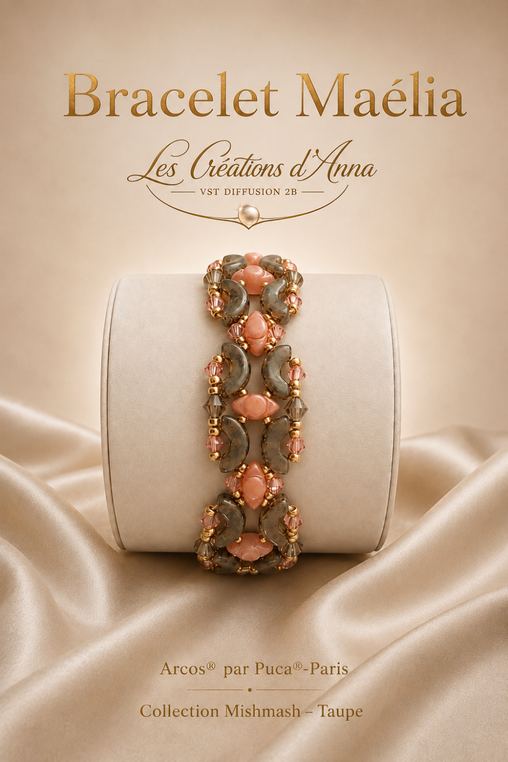 Schéma Bracelet Maelia par Les créations d'Anna® Schéma Bracelet Maelia par Les créations d'Anna®