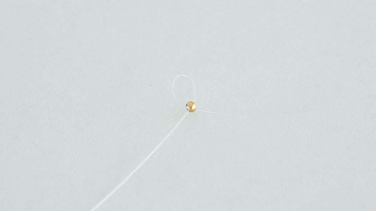 Duo de colliers en pierres naturelles tourmaline et quartz rose : Etape 1