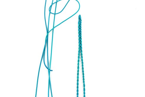 Boucles d'oreilles en Fimo imitation laine crochetée : Etape 5 Boucles d'oreilles en Fimo imitation laine crochetée : Etape 5