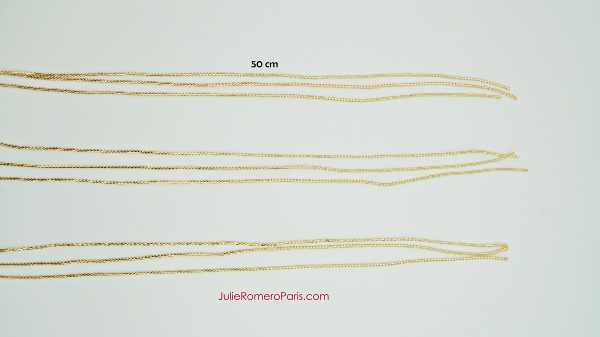 Headband rocailles Toho et chaîne strass PureCrystal : Etape 1 Headband rocailles Toho et chaîne strass PureCrystal : Etape 1