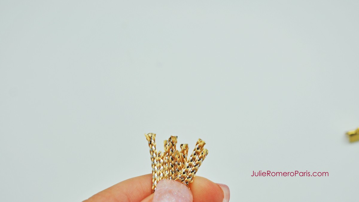 Headband rocailles Toho et chaîne strass PureCrystal : Etape 4 Headband rocailles Toho et chaîne strass PureCrystal : Etape 4