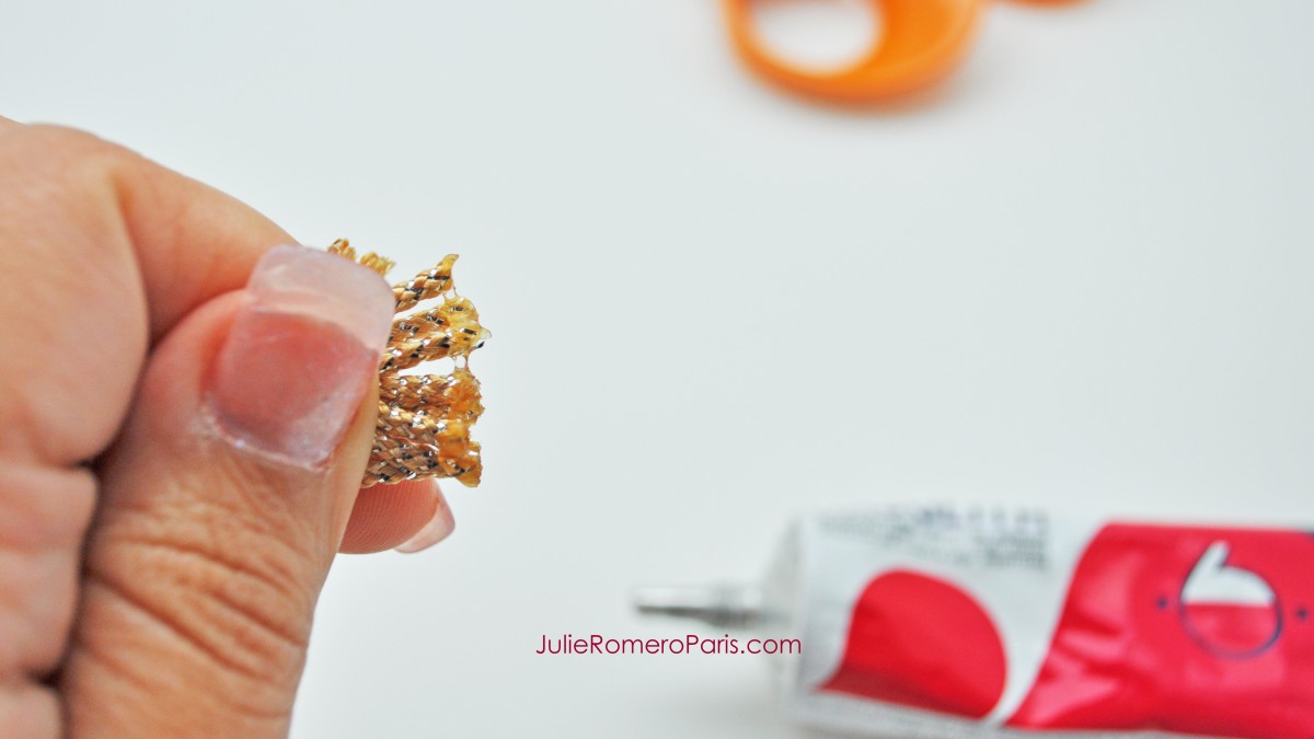 Headband rocailles Toho et chaîne strass PureCrystal : Etape 5 Headband rocailles Toho et chaîne strass PureCrystal : Etape 5