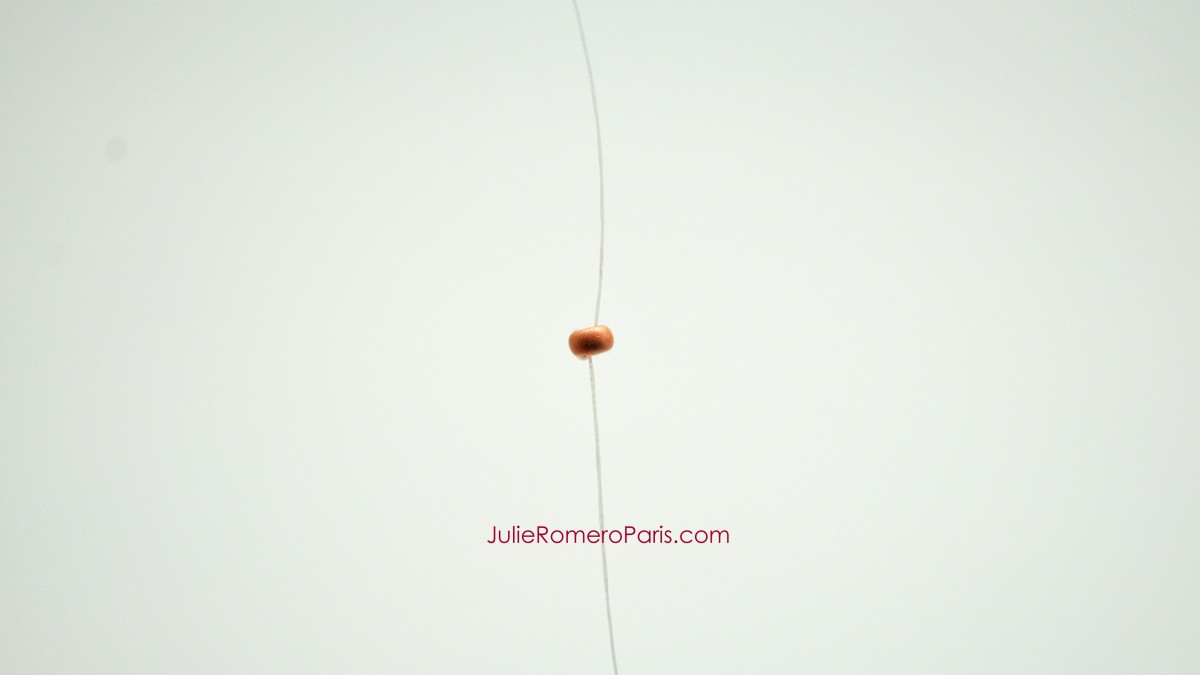 Headband rocailles Toho et chaîne strass PureCrystal : Etape 7 Headband rocailles Toho et chaîne strass PureCrystal : Etape 7