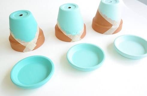 DIY Peindre ses pots de fleurs avec la peinture decoCème Pébéo : Etape 7 DIY Peindre ses pots de fleurs avec la peinture decoCème Pébéo : Etape 7