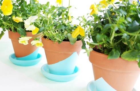DIY Peindre ses pots de fleurs avec la peinture decoCème Pébéo : Etape 9 DIY Peindre ses pots de fleurs avec la peinture decoCème Pébéo : Etape 9