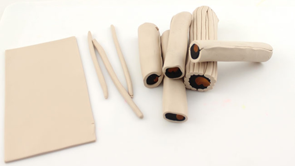 Parure de bijoux fantaisie Fimo motif cane léopard : Etape 4 Parure de bijoux fantaisie Fimo motif cane léopard : Etape 4