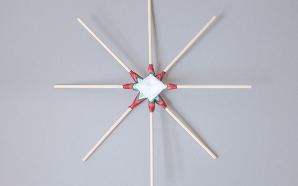 DIY tissage Mexicain Ojo de Dios : Etape 11