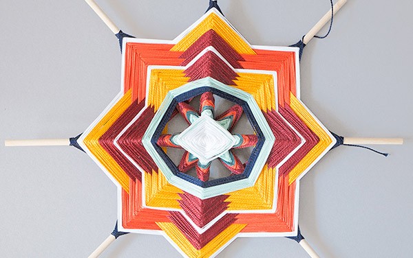 DIY tissage Mexicain Ojo de Dios : Etape 16
